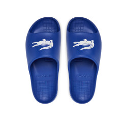 Claquettes Lacoste Serve Slide 2.0 Homme – Bleu – Design Épuré & Confort Optimal