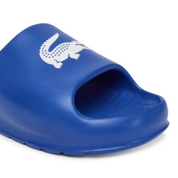 Claquettes Lacoste Serve Slide 2.0 Homme – Bleu – Design Épuré & Confort Optimal