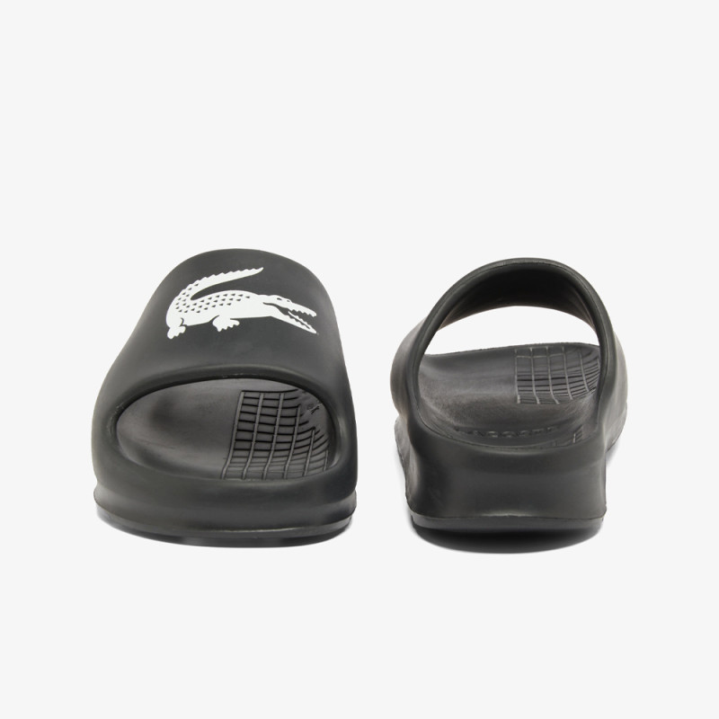 Claquettes Lacoste Serve Slide 2.0 Homme – Noir – Design Épuré & Confort Optimal