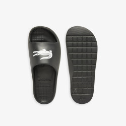 Claquettes Lacoste Serve Slide 2.0 Homme – Noir – Design Épuré & Confort Optimal