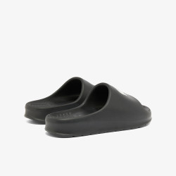 Claquettes Lacoste Serve Slide 2.0 Homme – Noir – Design Épuré & Confort Optimal