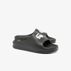 Claquettes Lacoste Serve Slide 2.0 Homme – Noir – Design Épuré & Confort Optimal