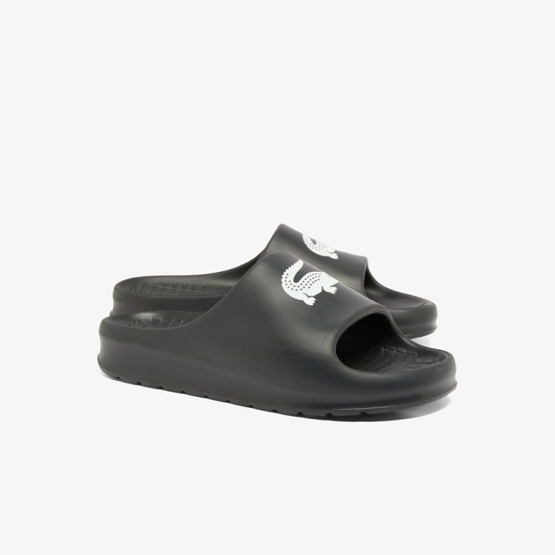 Claquettes Lacoste Serve Slide 2.0 Homme – Noir – Design Épuré & Confort Optimal