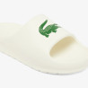 Claquettes Lacoste Serve Slide 2.0 Homme – Blanc – Design Épuré & Confort Optimal