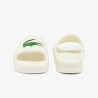 Claquettes Lacoste Serve Slide 2.0 Homme – Blanc – Design Épuré & Confort Optimal