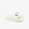 Claquettes Lacoste Serve Slide 2.0 Homme – Blanc – Design Épuré & Confort Optimal