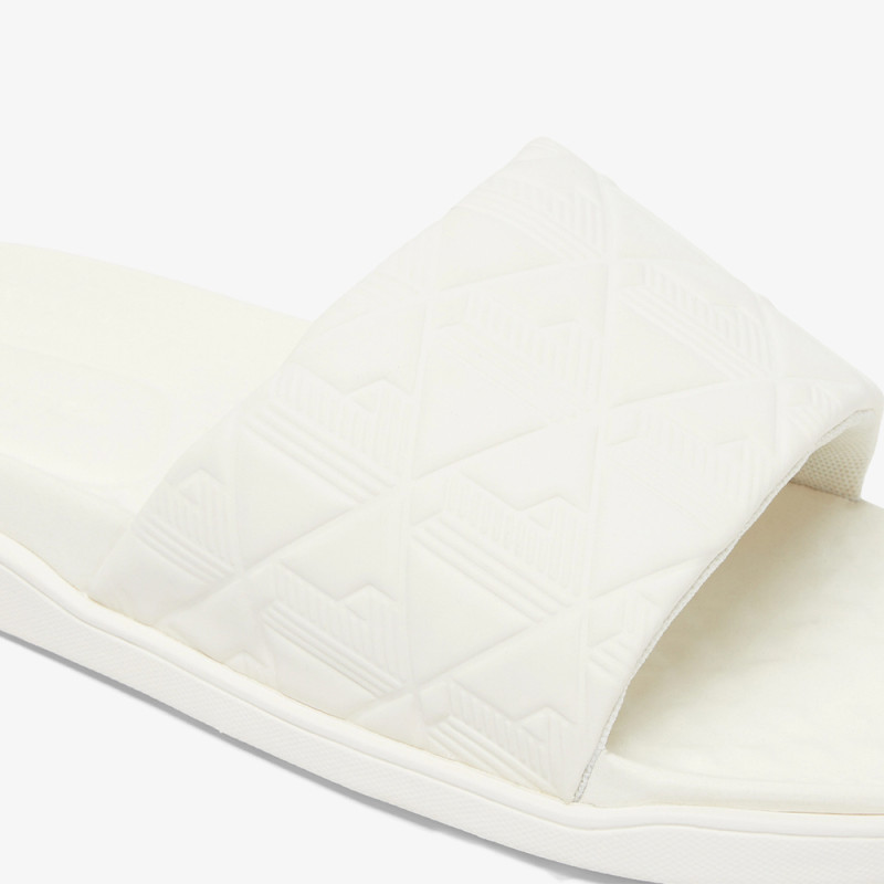 Claquettes Lacoste Serve Slide Dual Homme – Beige – Confort Premium & Style Monogramme