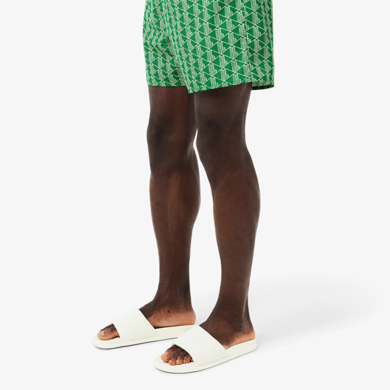 Claquettes Lacoste Serve Slide Dual Homme – Beige – Confort Premium & Style Monogramme