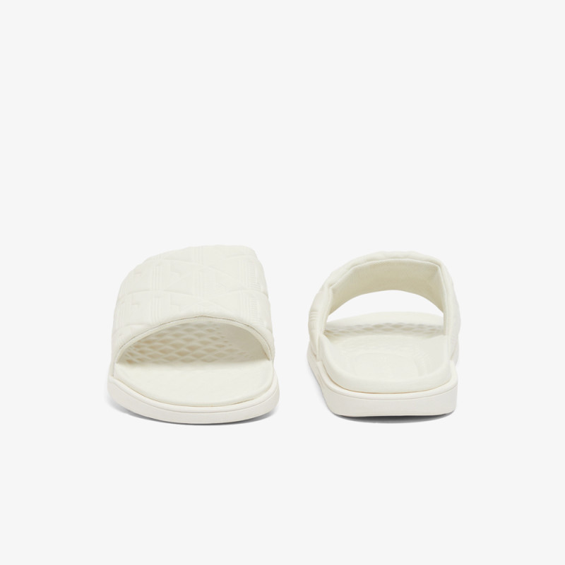 Claquettes Lacoste Serve Slide Dual Homme – Beige – Confort Premium & Style Monogramme