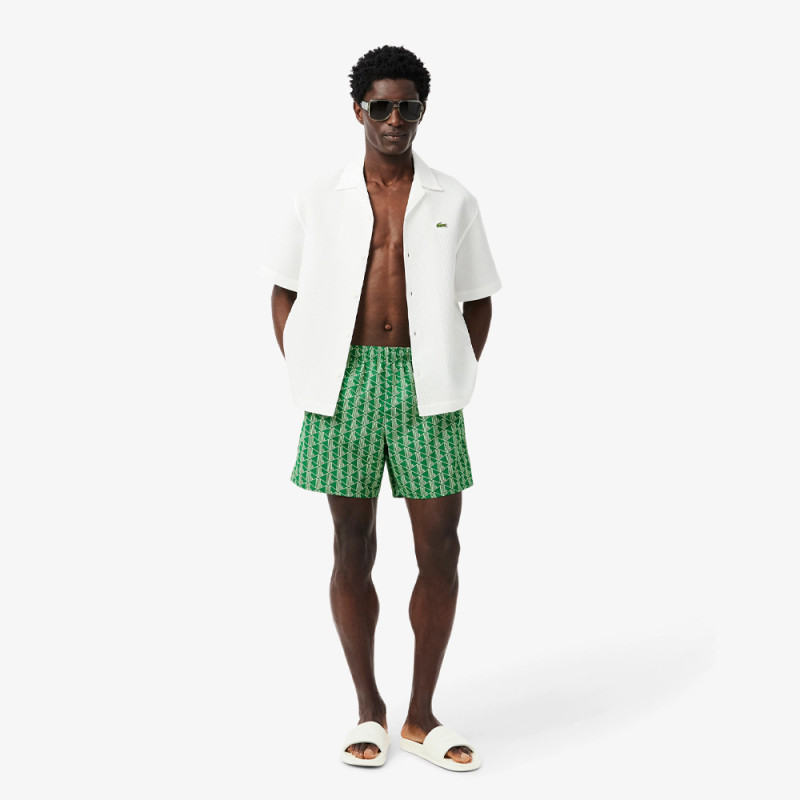 Claquettes Lacoste Serve Slide Dual Homme – Beige – Confort Premium & Style Monogramme