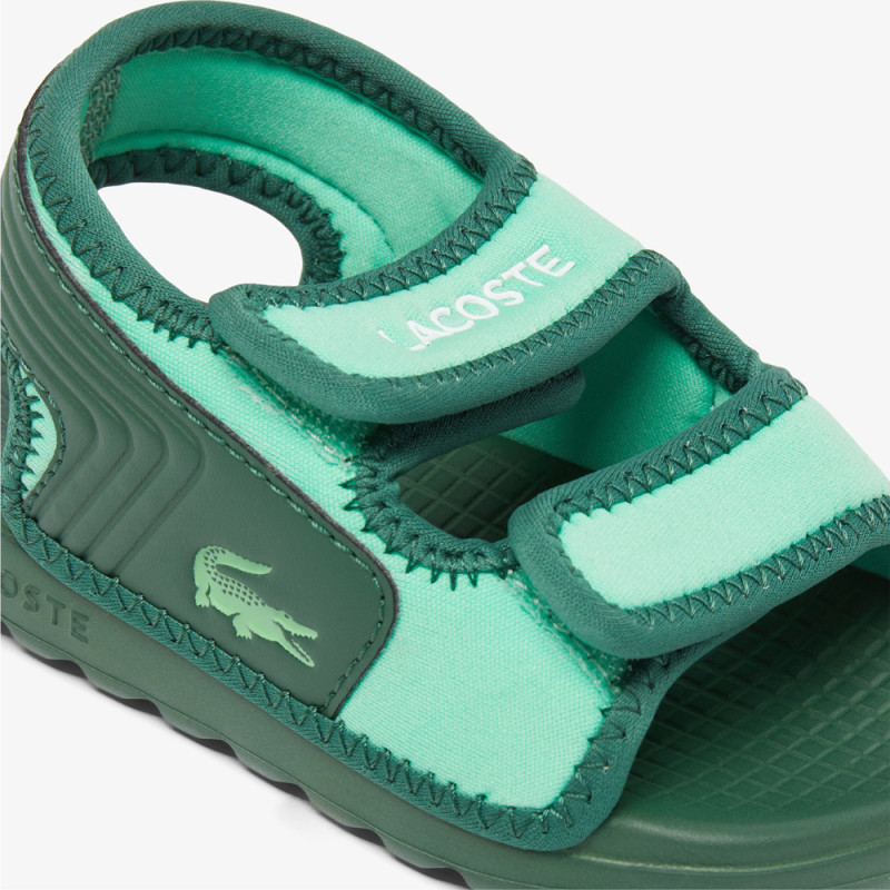 Sandales Lacoste Surukids Bébé – Vert foncé – Confort & Protection pour les Premiers Pas