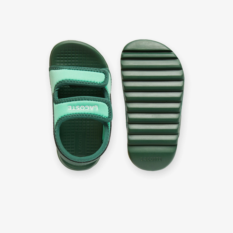 Sandales Lacoste Surukids Bébé – Vert foncé – Confort & Protection pour les Premiers Pas