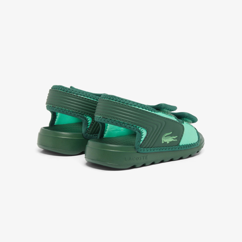 Sandales Lacoste Surukids Bébé – Vert foncé – Confort & Protection pour les Premiers Pas