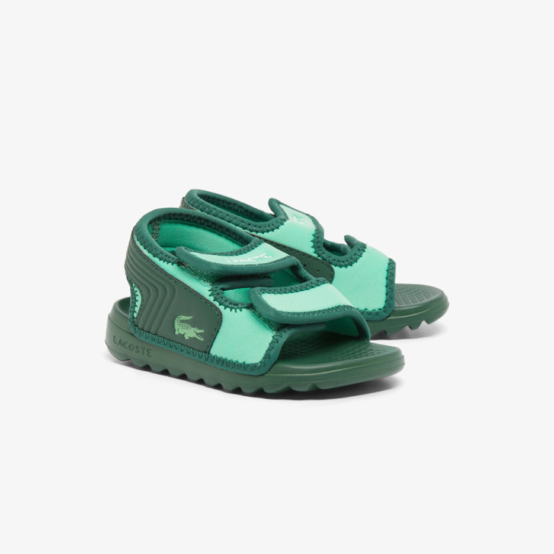 Sandales Lacoste Surukids Bébé – Vert foncé – Confort & Protection pour les Premiers Pas