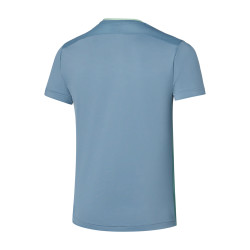 T-shirt Mizuno Frontier Shadow Graphic Homme – Bleu et Vert – Performance & Respirabilité
