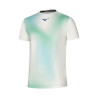 T-shirt Mizuno Frontier Shadow Graphic Homme – Blanc – Performance & Respirabilité