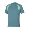 T-shirt Mizuno Athletics Frontier Oversize Homme – Bleu – Style Décontracté & Confort Optimal