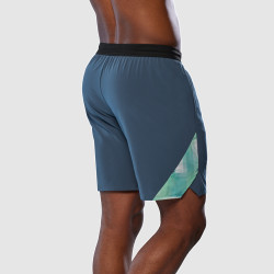 Short Mizuno Frontier 8 IN Amplify Homme – Bleu – Légèreté & Liberté de Mouvement