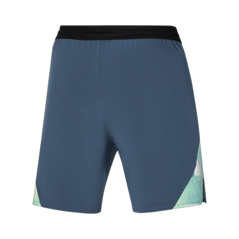 Short Mizuno Frontier 8 IN Amplify Homme – Bleu – Légèreté & Liberté de Mouvement