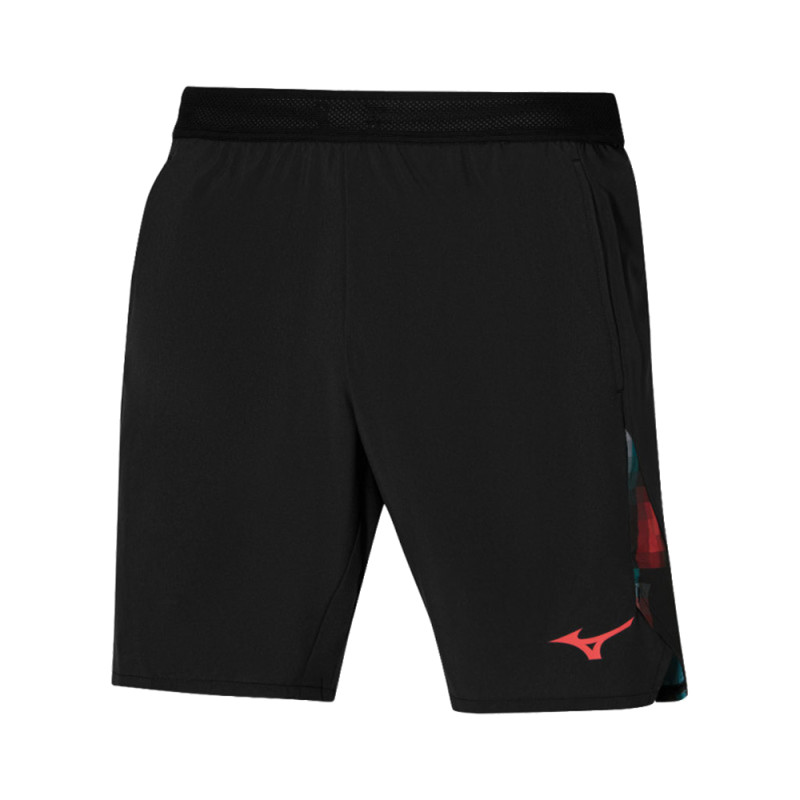 Short Mizuno Frontier 8 IN Amplify Homme – Noir – Légèreté & Liberté de Mouvement