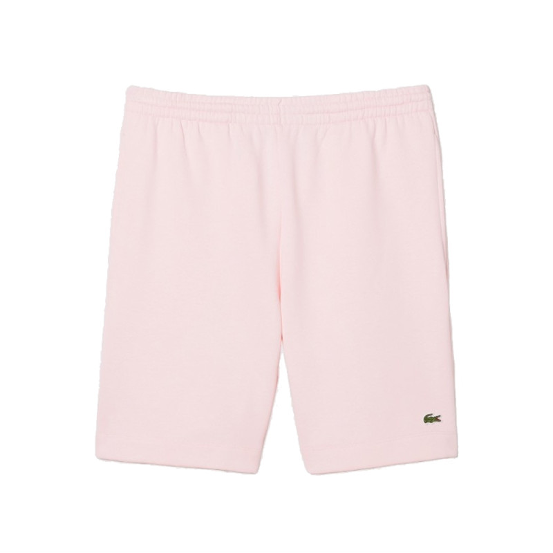Short Homme Lacoste – Rose Clair – Confort Polaire & Coupe Classique