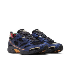 Baskets Mizuno MXR Homme – Bleu et Orange – Style Rétro & Confort Moderne