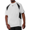 T-shirt Mizuno Athletics Frontier Oversize Homme – Blanc et Noir – Style Décontracté & Confort Optimal