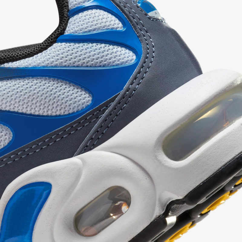 Baskets Nike Air Max Plus GS Bleues et Blanches – Enfant – Style Rétro & Confort Moderne