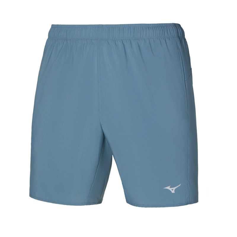 Short Mizuno Core 7.5 – Bleu – Polyvalence et Confort pour l’Entraînement