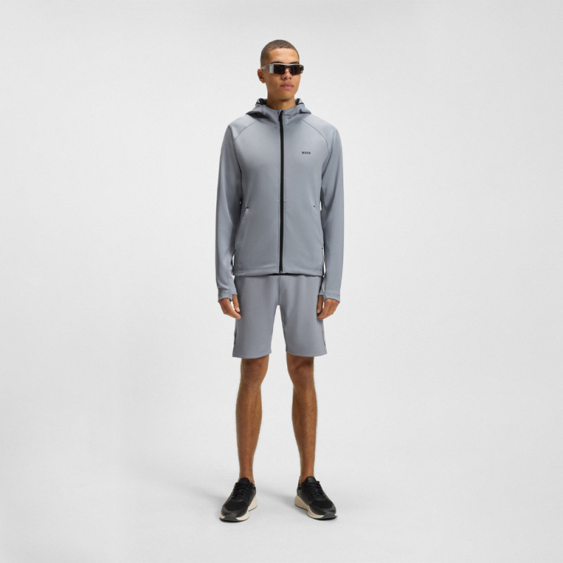 Short BOSS HECON ACTIVE – Gris – Performance et Élégance Sportive