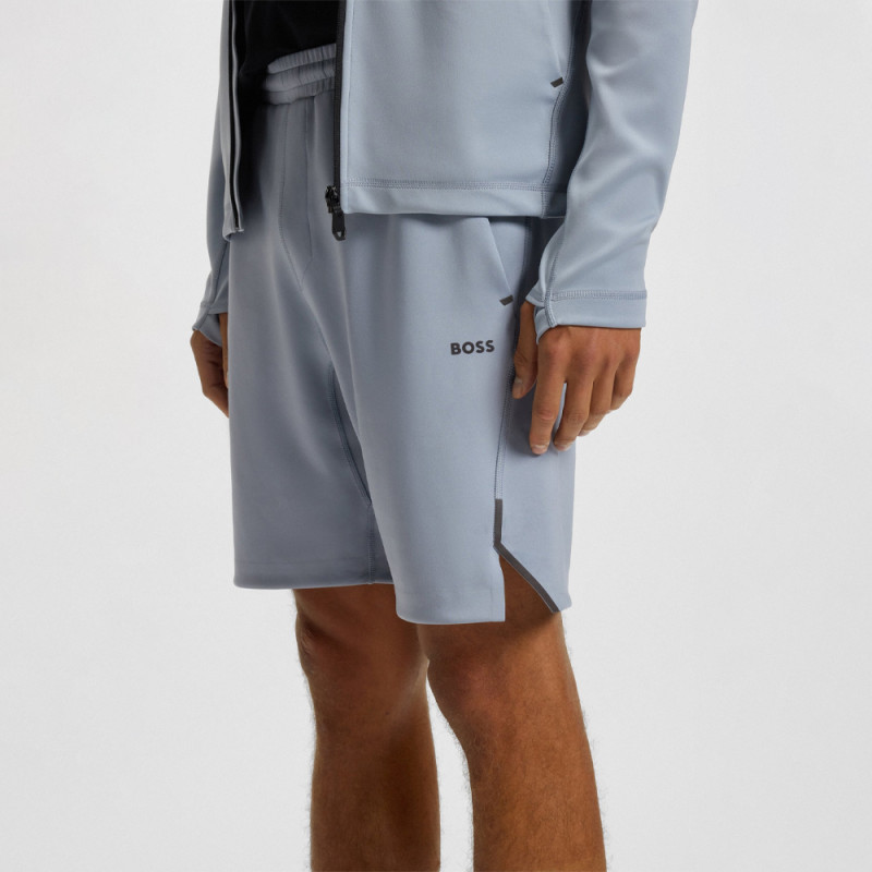 Short BOSS HECON ACTIVE – Gris – Performance et Élégance Sportive