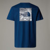 T-shirt The North Face Redbox Celebration – Bleu – Style emblématique et confort durable