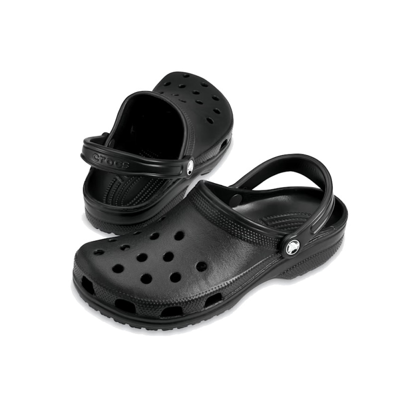 Sabot Crocs Classic Noir – L'original emblématique au confort inégalé