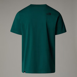 T‑shirt The North Face Fine – Vert foncé – Confort Quotidien & Style Minimaliste