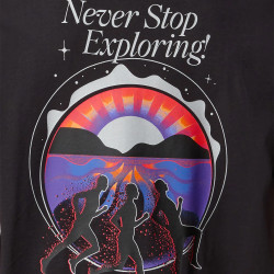 T‑shirt The North Face Never Stop Relaxed – Noir – Décontracté & Confortable