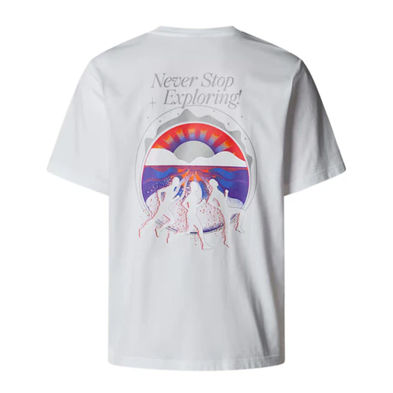 T‑shirt The North Face Never Stop Relaxed – Blanc – Décontracté & Confortable