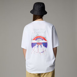 T‑shirt The North Face Never Stop Relaxed – Blanc – Décontracté & Confortable