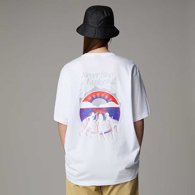 T‑shirt The North Face Never Stop Relaxed – Blanc – Décontracté & Confortable