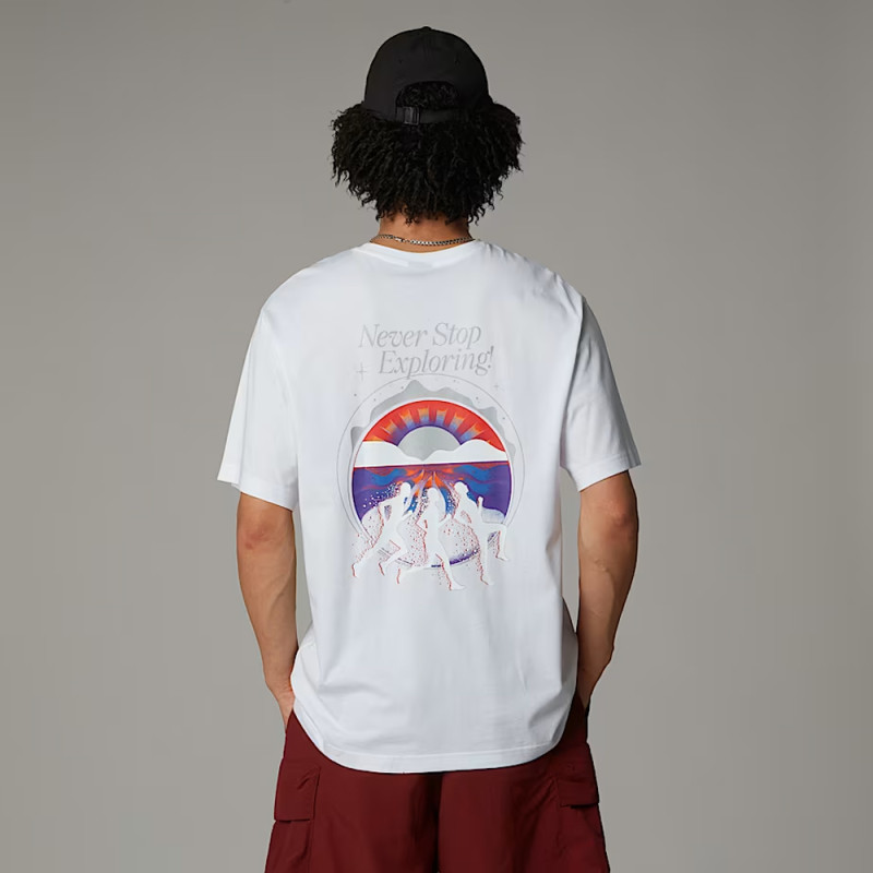 T‑shirt The North Face Never Stop Relaxed – Blanc – Décontracté & Confortable