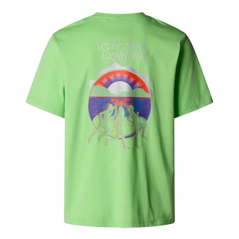 T‑shirt The North Face Never Stop Relaxed – Vert – Décontracté & Confortable