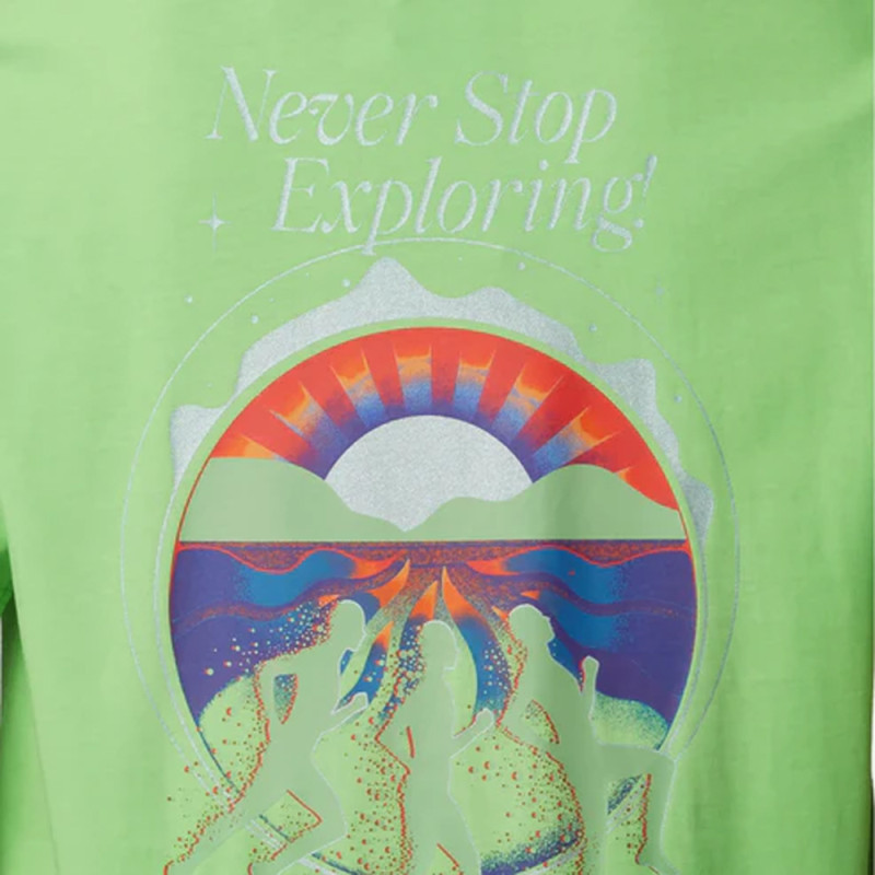 T‑shirt The North Face Never Stop Relaxed – Vert – Décontracté & Confortable