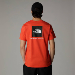 T‑shirt The North Face Redbox Rouge – Coton Régénératif & Style Durable