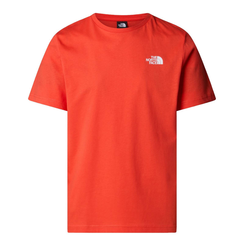 T‑shirt The North Face Redbox Rouge – Coton Régénératif & Style Durable