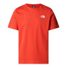 T‑shirt The North Face Redbox Rouge – Coton Régénératif & Style Durable
