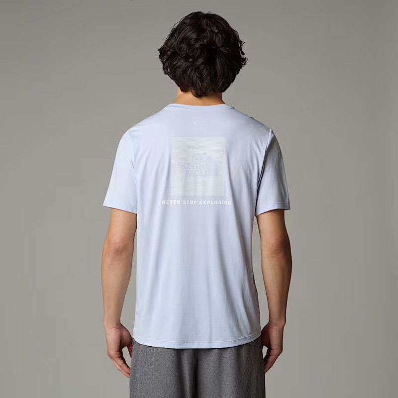 T-shirt The North Face 24/7 Redbox – Bleu Pastel – Performance & Style Athlé