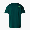 T‑shirt The North Face Easy – Vert foncé Deep Nori – Confort et Simplicité