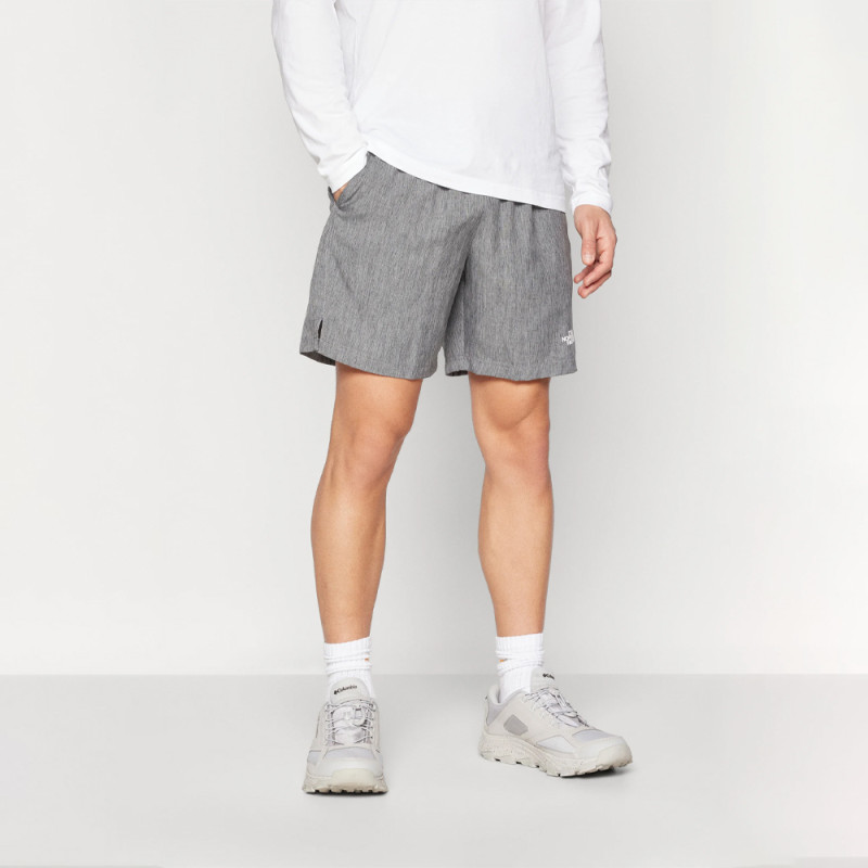 Short The North Face 24/7 7 IN – Gris chiné – Confort & Performance au Quotidien