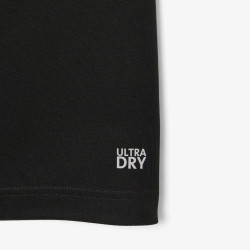 Polo Lacoste Sport bande siglée ultra dry Noir et Jaune - Confort & Performance
