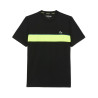 T-shirt Lacoste sport ultra dry Noir avec imprimé Jaune - Performance et style
