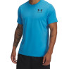 T‑shirt Under Armour HeatGear Fitted – Bleu – Confort ajusté & Séchage Ultra‑Rapide